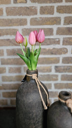 Real Touch Tulpen 25 cm Roze - Brynxz Bloemen en Boeketten